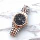 Copy Rolex Datejust II 41mm 2-Tone Rose gold Black Roman Dial Watch (4)_th.jpg